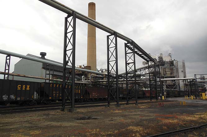 coke oven gas fired chp plant in Pennsylvania, USA